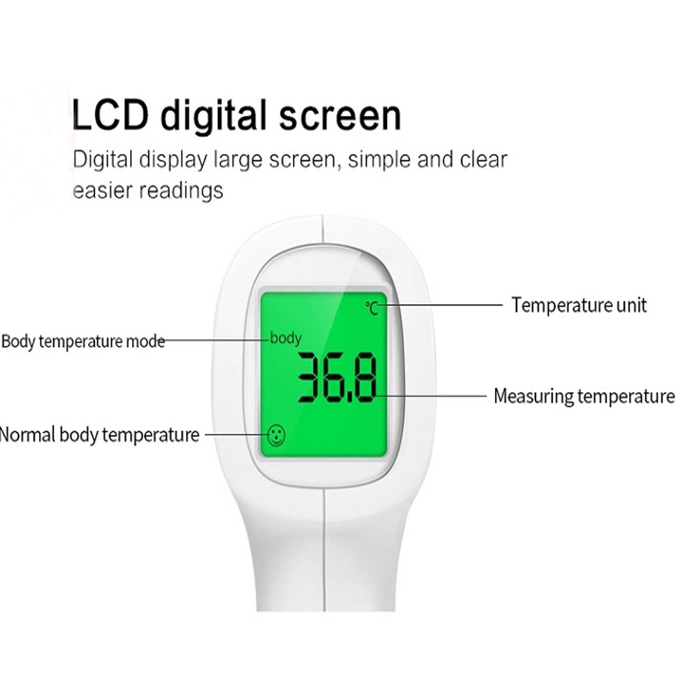 Non contact digital forehead thermometer