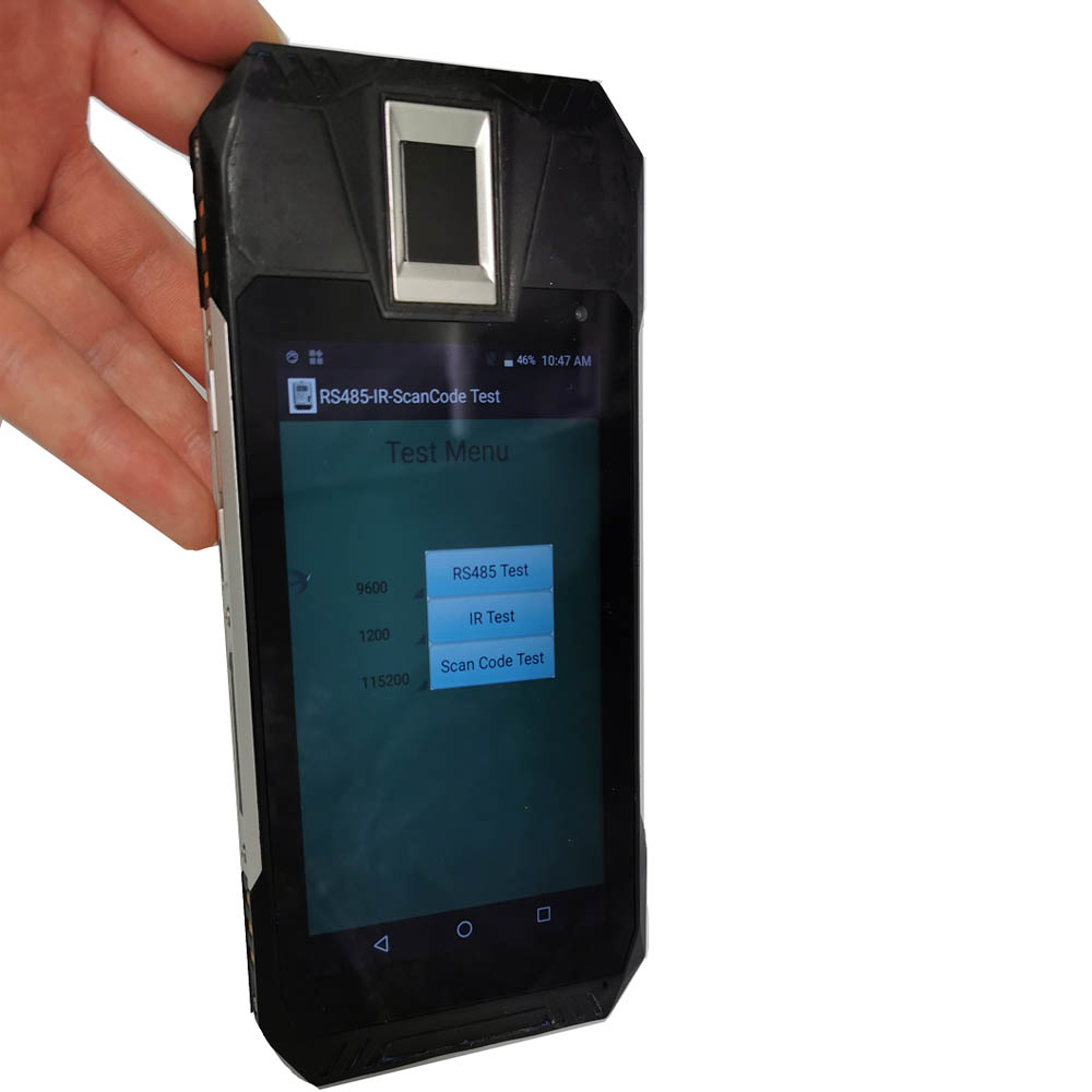 Rugged android meter reading PDA