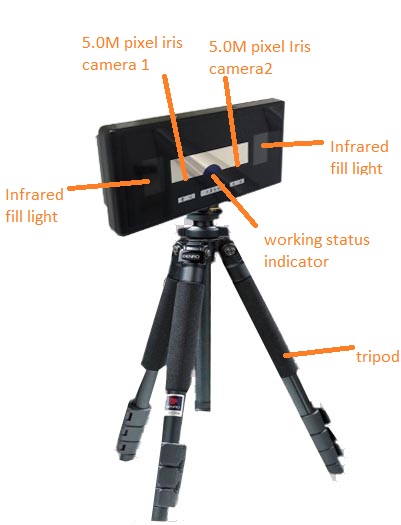Dynamic binocular iris recognition scanner