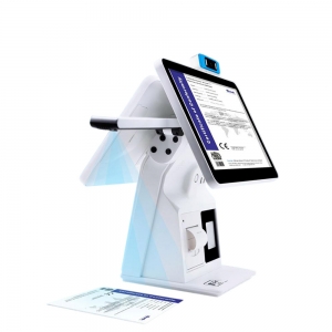 Dual screen A4 document scanner EKYC BIOMETRIC terminal